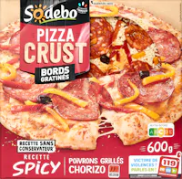Pizza Crust Chorizo Poivrons grillés Sodebo