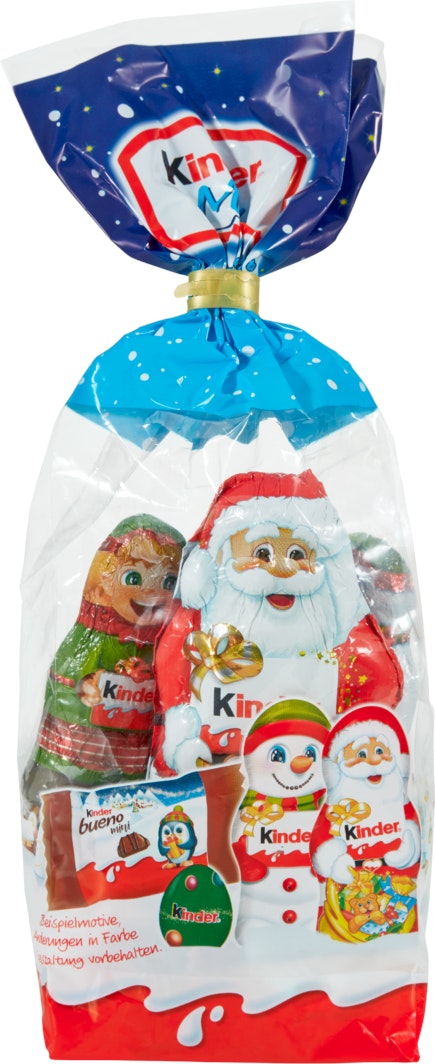 Assortiment de chocolats sac de Noël KINDER