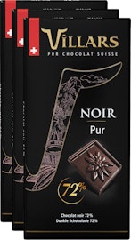 Villars Tafelschokolade Dunkel Pur Villars Tafelschokolade Dunkel Pur