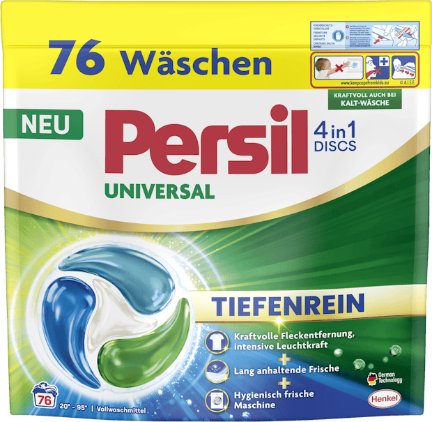 Lessive Discs 4 en 1 Universal Persil 