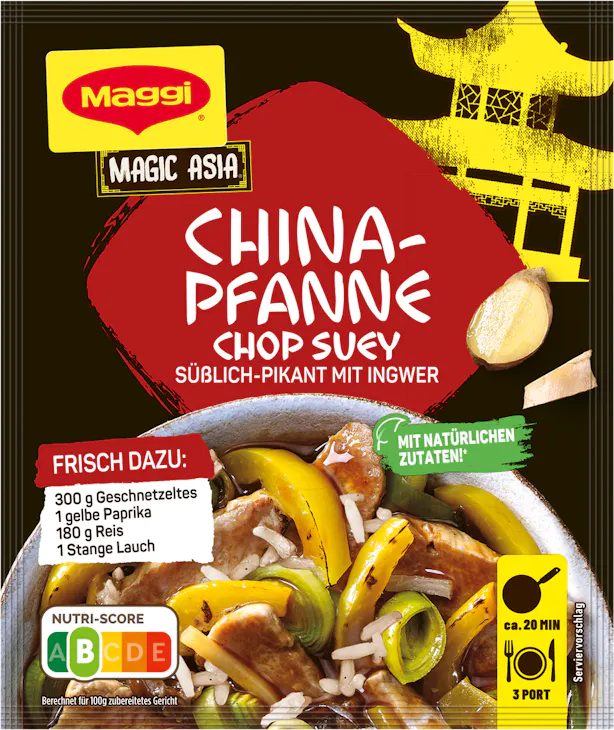 Poêlée chinoise Chop Suey Magic Asia Maggi