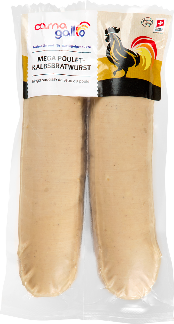 Mega Poulet-Kalbsbratwurst