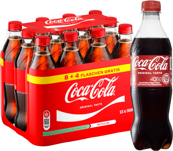 Coca-Cola Classic 12x500ml