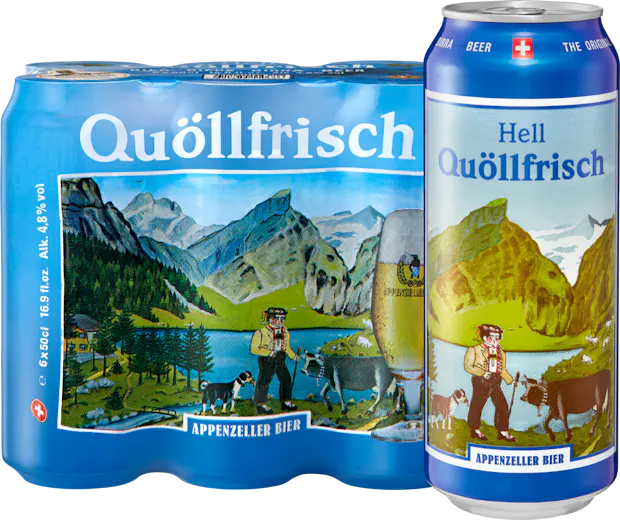 Birra chiara Quöllfrisch Appenzeller