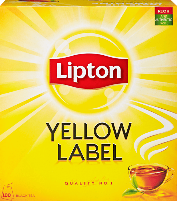 Lipton Schwarztee Yellow Label