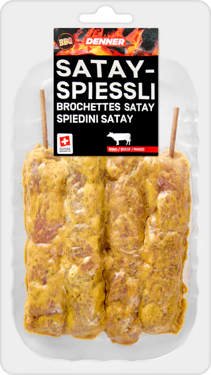 Denner BBQ Satay-Spiessli 