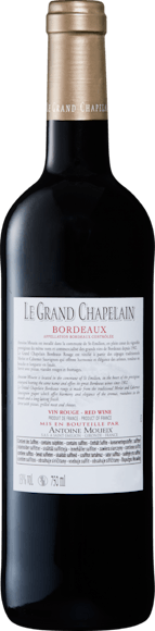 Le Grand Chapelain A. Moueix Bordeaux AOC (Rückseite)
