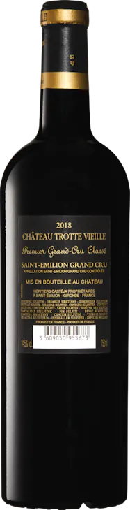  Château Trotte Vieille  Saint-Emilion 1er Grand Cru classé "B", 2018