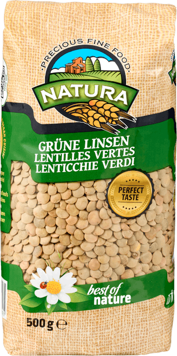 Natura Linsen grün