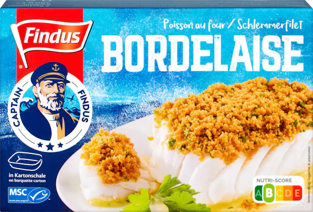 Poisson au four Bordelaise Findus