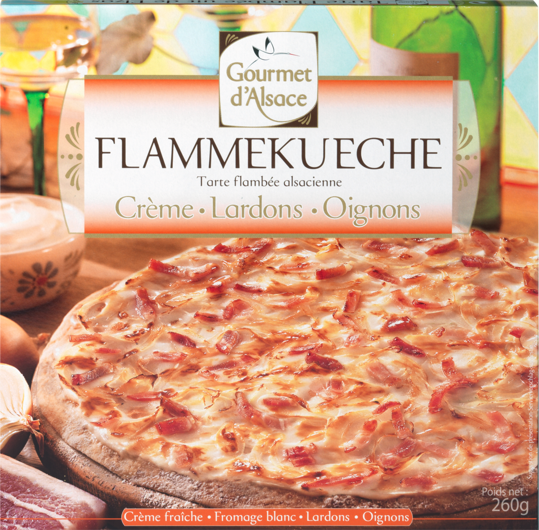 Gourmet d’Alsace Elsässer Flammekueche traditionell