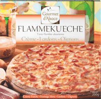 Tarte flambée alsaziana tradizionale Gourmet d’Alsace