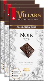 Villars Collection Pur Tafelschokolade Dunkel 72% Villars Collection Pur Tafelschokolade Dunkel 72%