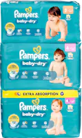 auf alle Pampers Baby Dry Windeln und Pants im Einzelpack