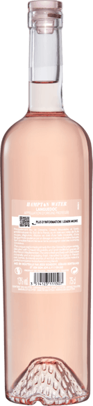 Hampton Water Rosé Languedoc AOP (Rückseite)