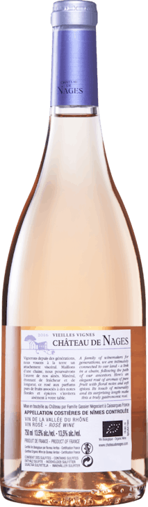 Ch. de Nages Rosé Vieilles Vignes Costières de Nîmes AOC