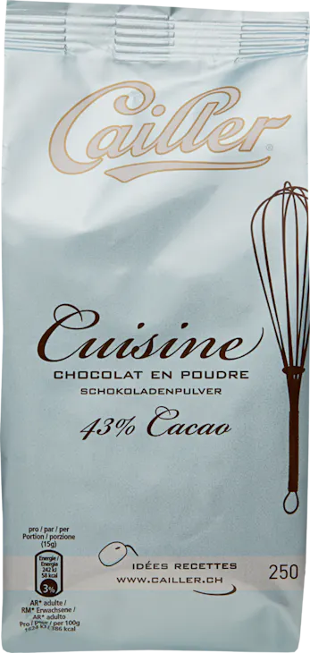 Cailler chocolat poudre 