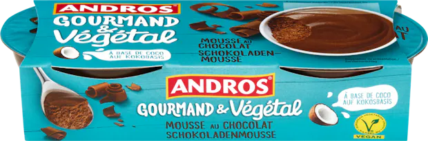 Andros Gourmand & Végétal Mousse au chocolat