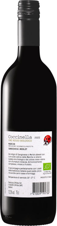 Bio Coccinella Sangiovese-Merlot Marche IGP