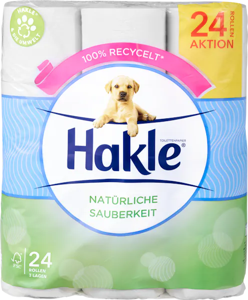 Hakle Papier hygiénique Propreté naturelle