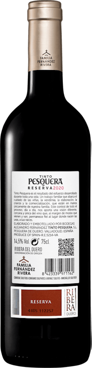 Pesquera Reserva Ribera del Duero DO