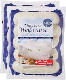Saucisse blanche de Munich Forster Saucisse blanche de Munich Forster