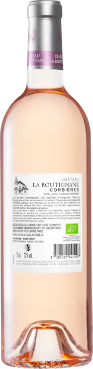 Bio Château La Boutignane Rosé Corbières AOP