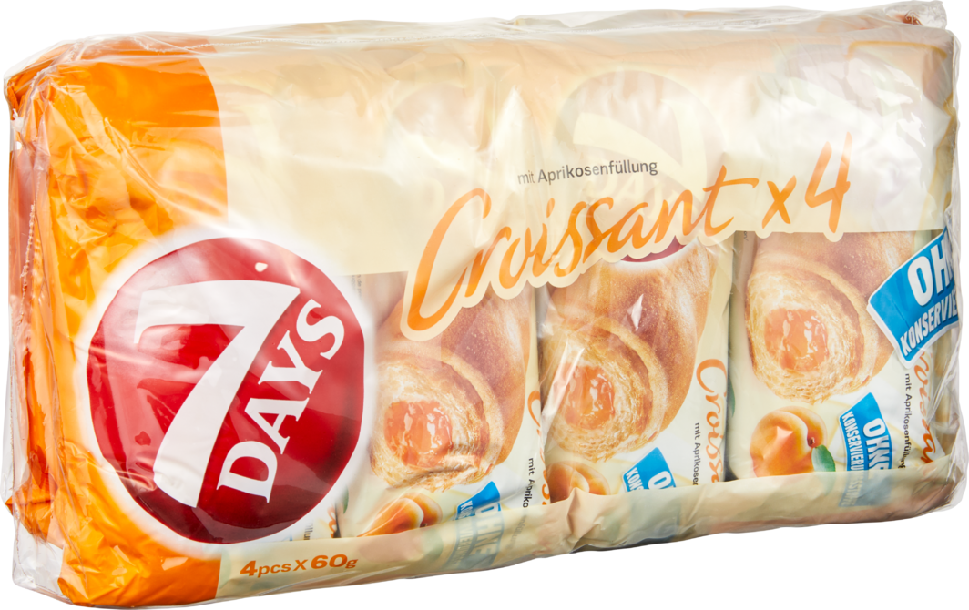 7 Days Croissant mit Aprikosenfüllung