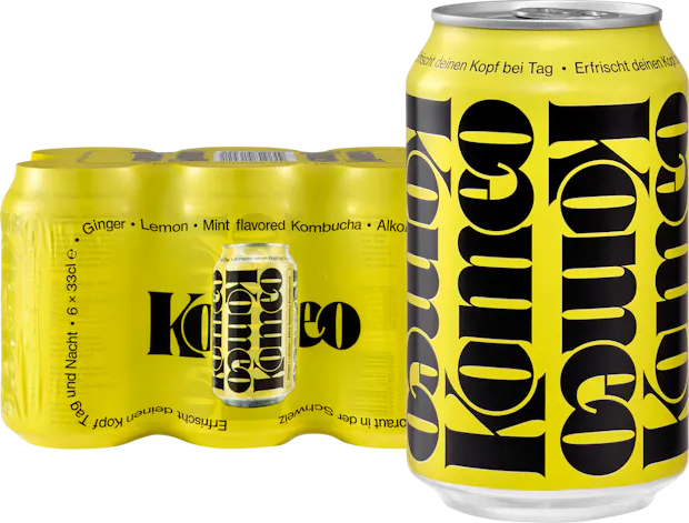 Komeo Kombucha Ginger Lemon Mint 