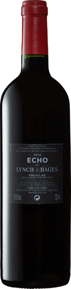 Echo de Lynch Bages
Pauillac AOC  2ème  vins du Château Lynch Bages (Rückseite)