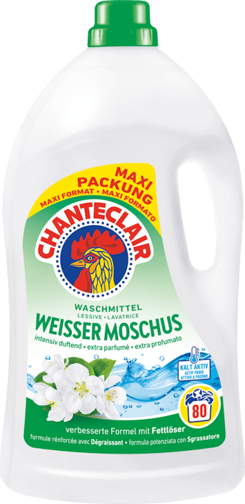 Lessive liquide Musc blanc Chanteclair