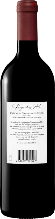 Verger du Soleil Cabernet Sauvignon/Syrah Pays d’Oc IGP