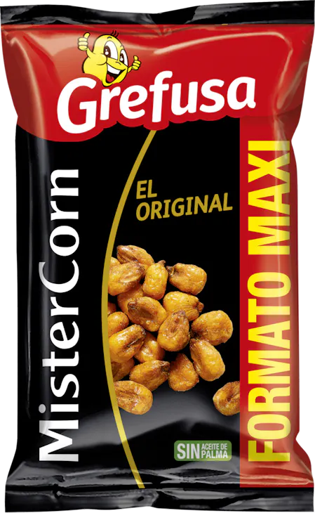 Snack di mais BBQ Mister Corn Grefusa