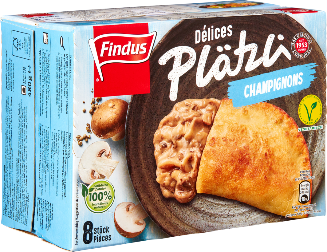 Findus Plätzli Champignons
