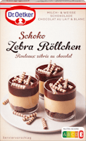 Rouleaux zébrés Dr. Oetker