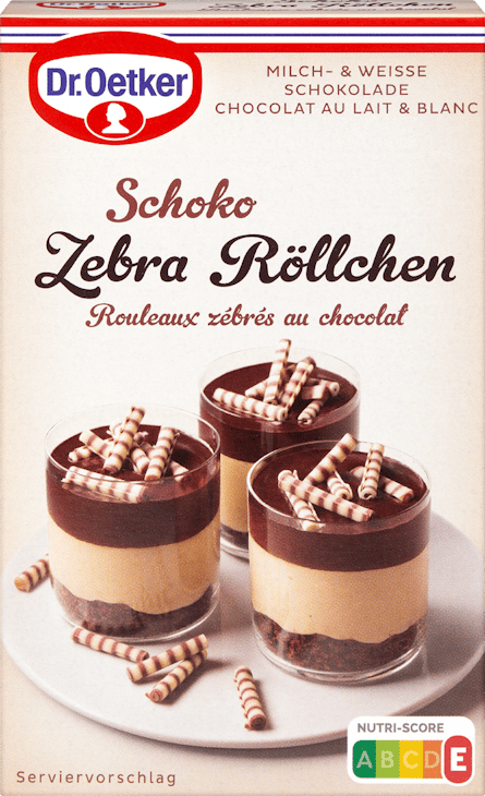Rouleaux zébrés Dr. Oetker