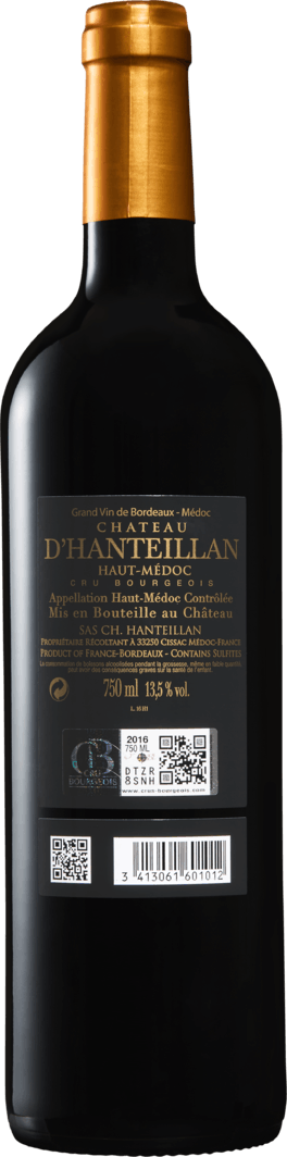 Château Denner cl Bourgeois d\'Hanteillan - Haut-Médoc AOC Weinshop Cru | 75 Flaschen 6 à