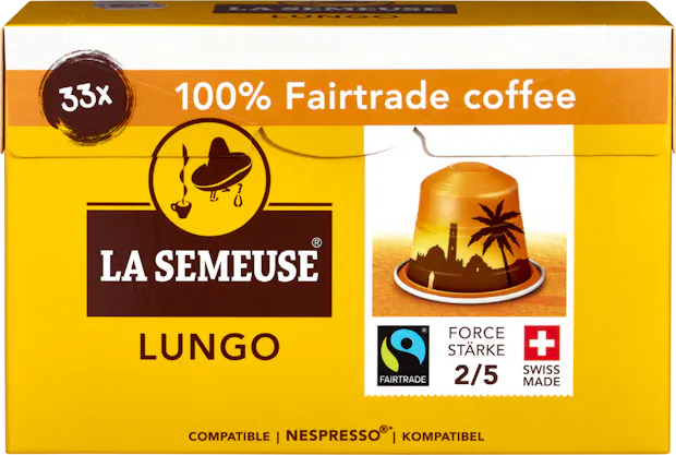 Capsules de café Lungo La Semeuse