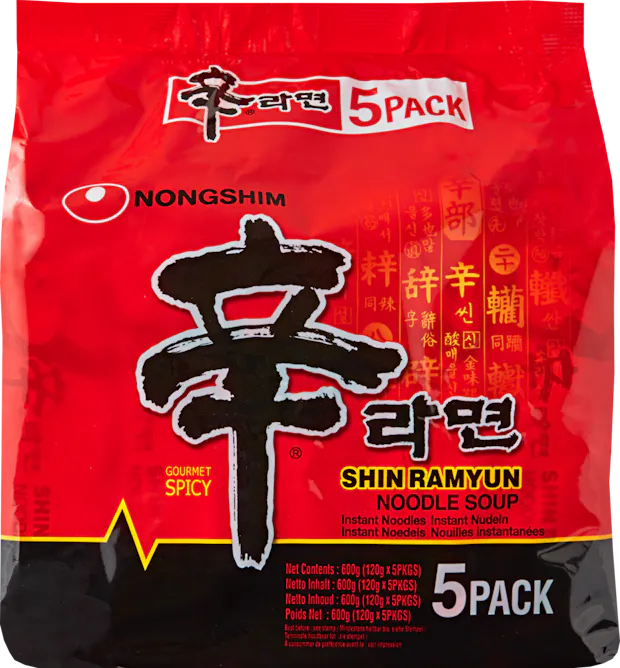  Nongshim Instant Noodle Soup Shin Ramyun