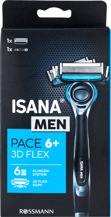 Isana Men Pace Rasoir 6+ 3D Flex 1