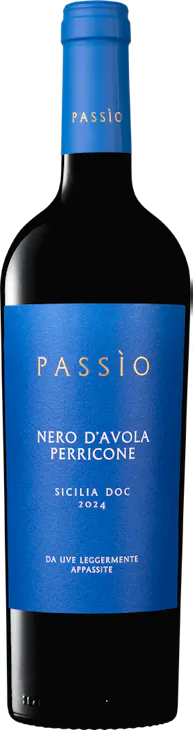 Passìo Nero d’Avola/Perricone Sicilia DOC da uve leggermente appassite