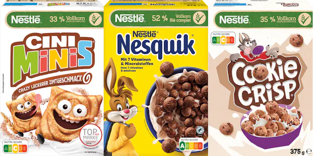 33% ab 2 Stück auf alle Nestlé Cerealien im Einzelpack*