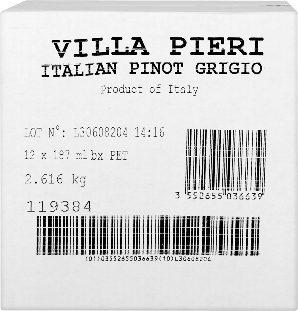 Villa Pieri Pinot Grigio di Sicilia IGT PET (Altrui)