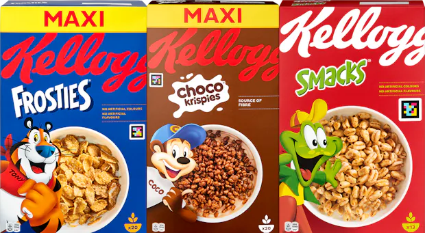 20% a partire da 2 pezzi su tutti i cereali Kellogg's in confezione singola*