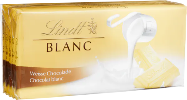 Lindt Tafelschokolade Weiss 5x100g