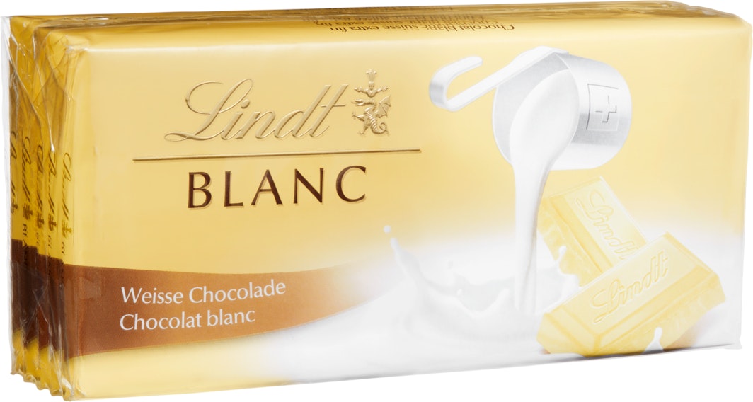 Tablette de chocolat Blanc Lindt - Chocolat sucreries 