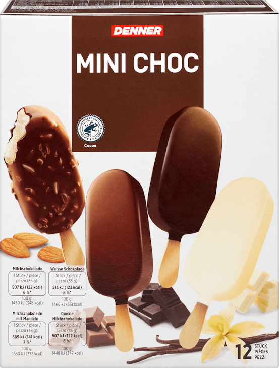 Glace Mini Choc Denner