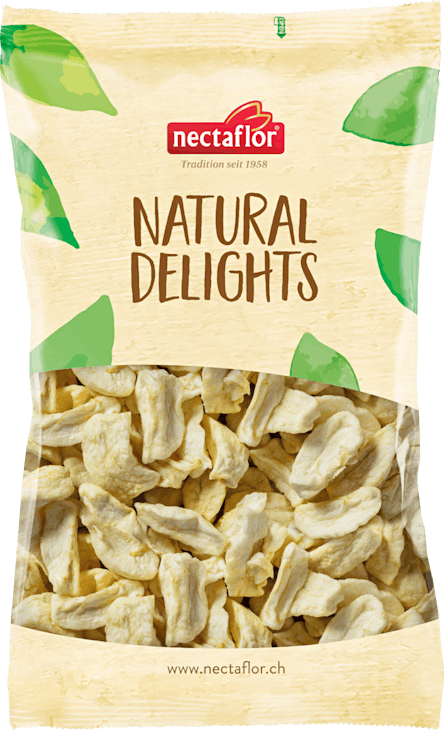 Pezzetti di mela secchi Natural Delights Nectaflor