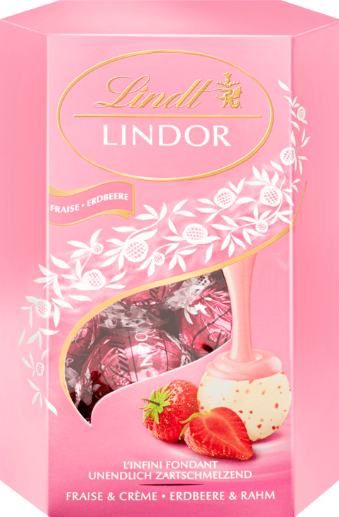 Lindt Lindor Kugeln Erdbeere & Rahm