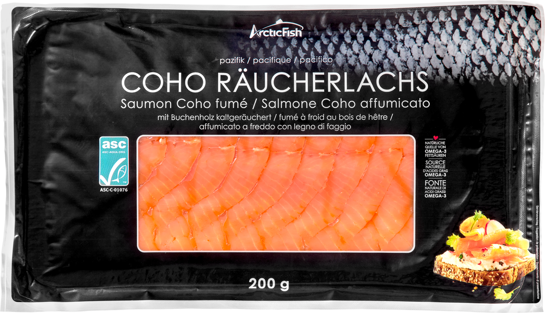 Arctic Fish Coho Räucherlachs